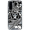 NFL Las Vegas Raiders Tropical Print Galaxy A36 5G Clear Case