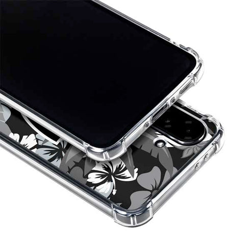 NFL Las Vegas Raiders Tropical Print Galaxy A36 5G Clear Case
