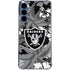 NFL Las Vegas Raiders Tropical Print Galaxy A55 5G Clear Case