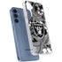 NFL Las Vegas Raiders Tropical Print Galaxy A55 5G Clear Case
