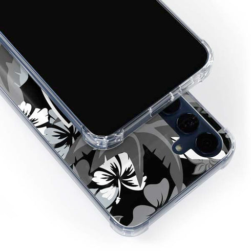 NFL Las Vegas Raiders Tropical Print Galaxy A55 5G Clear Case