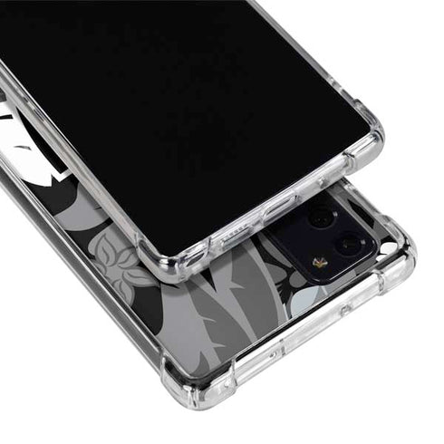 NFL Las Vegas Raiders Tropical Print Galaxy Note20 5G Clear Case