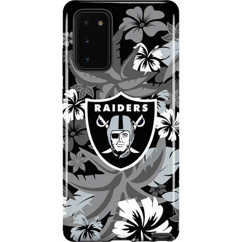 NFL Las Vegas Raiders Tropical Print Galaxy Note20 5G Pro Case