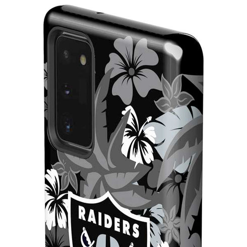 NFL Las Vegas Raiders Tropical Print Galaxy Note20 5G Pro Case
