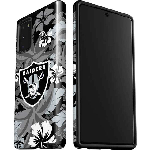 NFL Las Vegas Raiders Tropical Print Galaxy Note20 5G Pro Case