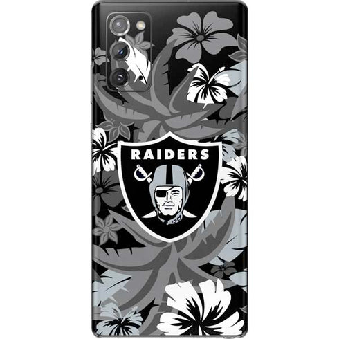 NFL Las Vegas Raiders Tropical Print Galaxy Note20 5G Skin