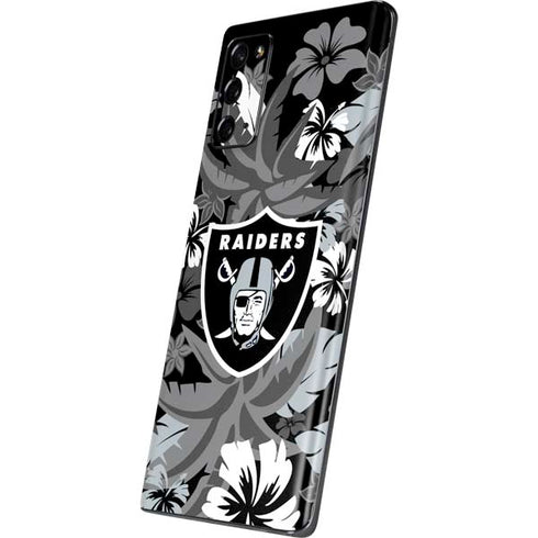 NFL Las Vegas Raiders Tropical Print Galaxy Note20 5G Skin