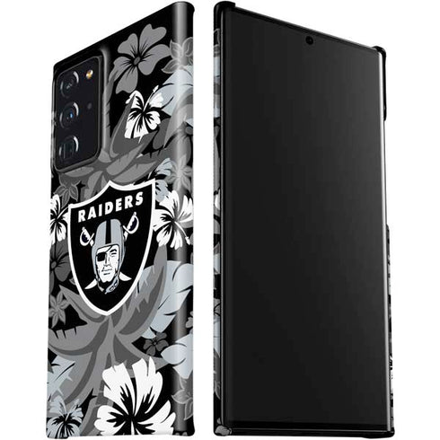 NFL Las Vegas Raiders Tropical Print Galaxy Note20 Ultra 5G Lite Case