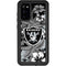 NFL Las Vegas Raiders Tropical Print Galaxy S20 Waterproof Case