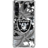 NFL Las Vegas Raiders Tropical Print Galaxy S24 FE Clear Case