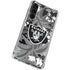 NFL Las Vegas Raiders Tropical Print Galaxy S24 FE Clear Case