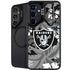 NFL Las Vegas Raiders Tropical Print Galaxy S24 FE Kickstand Case