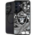NFL Las Vegas Raiders Tropical Print Galaxy S24 Kickstand Case