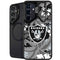 NFL Las Vegas Raiders Tropical Print Galaxy S25 Plus Kickstand Case