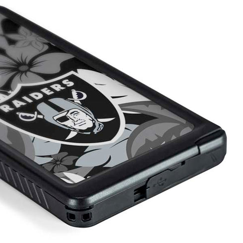 NFL Las Vegas Raiders Tropical Print Galaxy S24 Ultra Waterproof Case