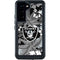 NFL Las Vegas Raiders Tropical Print Galaxy S24 Waterproof Case