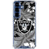 NFL Las Vegas Raiders Tropical Print Galaxy S25 Plus Clear Case