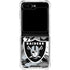 NFL Las Vegas Raiders Tropical Print Galaxy Z Flip6 Clear Case