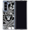 NFL Las Vegas Raiders Tropical Print Galaxy Z Fold5 5G Clear Case