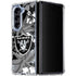 NFL Las Vegas Raiders Tropical Print Galaxy Z Fold5 5G Clear Case