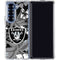 NFL Las Vegas Raiders Tropical Print Galaxy Z Fold6 Clear Case