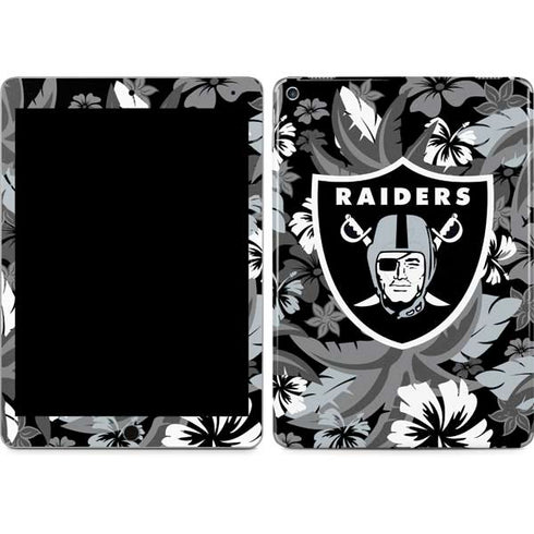 NFL Las Vegas Raiders Tropical Print iPad Skins