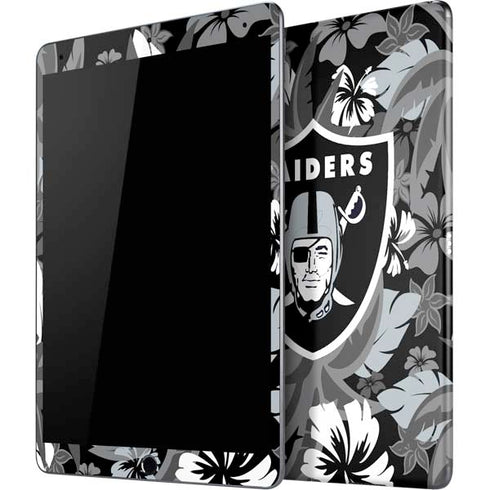 NFL Las Vegas Raiders Tropical Print iPad Skins