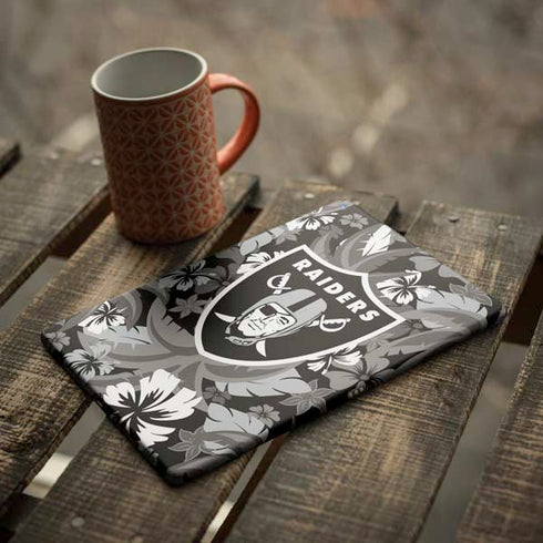 NFL Las Vegas Raiders Tropical Print iPad Skins