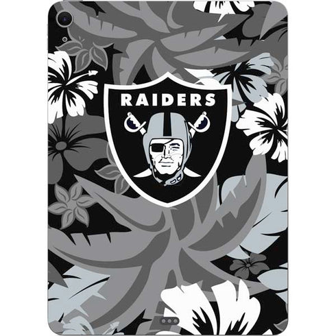 NFL Las Vegas Raiders Tropical Print Apple iPad Air Skin