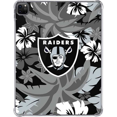 NFL Las Vegas Raiders Tropical Print iPad Pro 11in (2024) Clear Case
