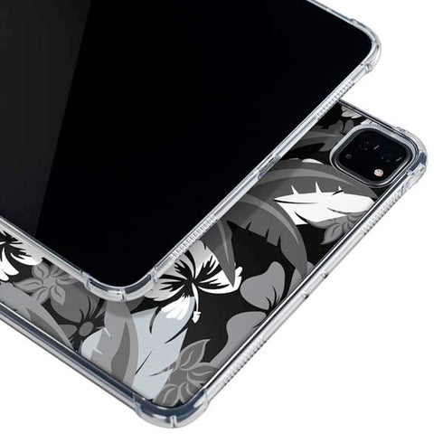 NFL Las Vegas Raiders Tropical Print iPad Pro 12.9in (2020) Clear Case