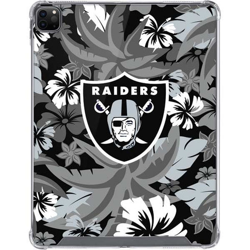 NFL Las Vegas Raiders Tropical Print iPad Cases