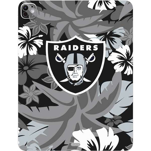 NFL Las Vegas Raiders Tropical Print iPad Pro 13in M4 (2024) Skin