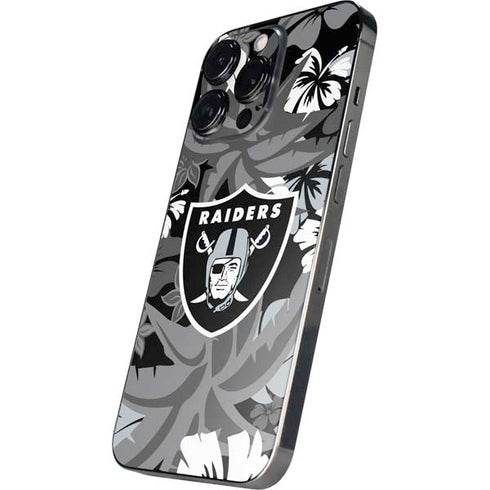 NFL Las Vegas Raiders Tropical Print iPhone 15 Pro Max Skin