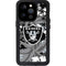 NFL Las Vegas Raiders Tropical Print iPhone 15 Pro Waterproof Case
