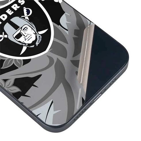 NFL Las Vegas Raiders Tropical Print iPhone 15 Skin