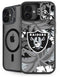 NFL Las Vegas Raiders Tropical Print iPhone 16 Plus Kickstand Case