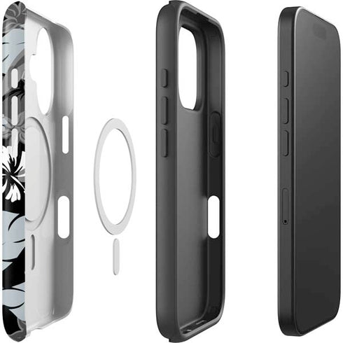 NFL Las Vegas Raiders Tropical Print iPhone 16 Plus Magsafe Impact Case