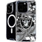 NFL Las Vegas Raiders Tropical Print iPhone 16 Pro MagSafe Case