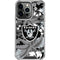 NFL Las Vegas Raiders Tropical Print iPhone 16 Pro Max Clear Case