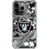 NFL Las Vegas Raiders Tropical Print iPhone 16 Pro Max Clear Case