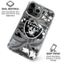 NFL Las Vegas Raiders Tropical Print iPhone 16 Pro Max Clear Case