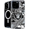 NFL Las Vegas Raiders Tropical Print iPhone 16 Pro Max MagSafe Case