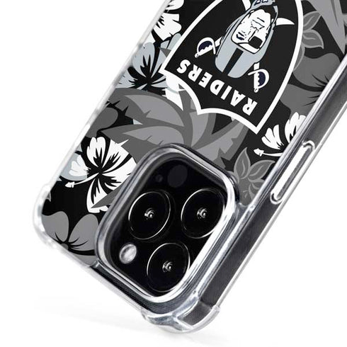 NFL Las Vegas Raiders Tropical Print iPhone 16 Pro Max MagSafe Case