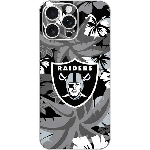 NFL Las Vegas Raiders Tropical Print iPhone 16 Pro Max Skin