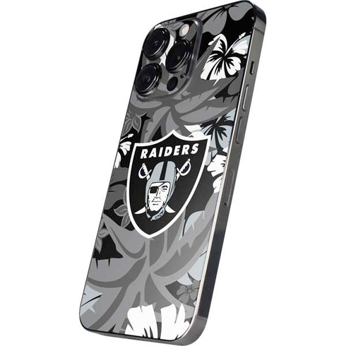NFL Las Vegas Raiders Tropical Print iPhone 16 Pro Max Skin