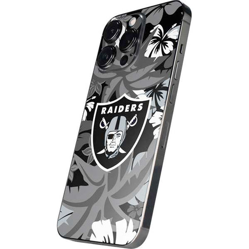 NFL Las Vegas Raiders Tropical Print iPhone 16 Pro Skin