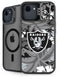 NFL Las Vegas Raiders Tropical Print iPhone 16e Kickstand Case