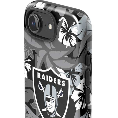 NFL Las Vegas Raiders Tropical Print iPhone 16e Impact Case