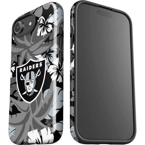 NFL Las Vegas Raiders Tropical Print iPhone 16e Impact Case